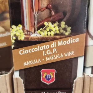 Cioccolato di Modica al marsala - barretta da 100gr