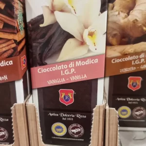 Cioccolato di Modica alla vaniglia - barretta da 100gr